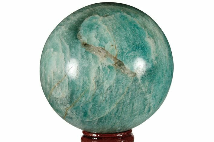 Chatoyant, Polished Amazonite Sphere - Madagascar #183266